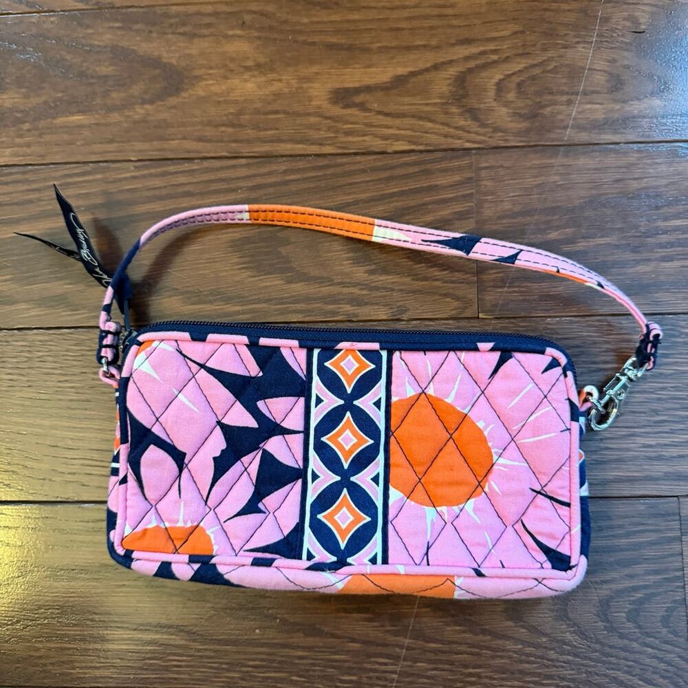Vera Bradley Flora Mini Hand Bag Wallet - Picture 2 of 5
